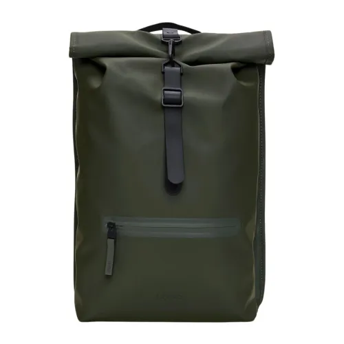 Rains , Urban Rolltop Backpack ,Green male, Sizes: ONE SIZE