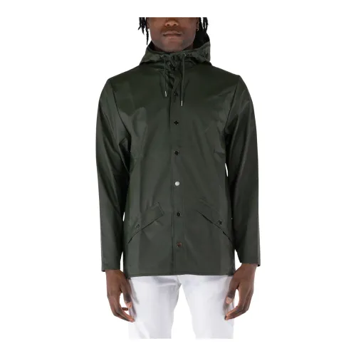 Rains , Waterproof Jacket ,Green male, Sizes: