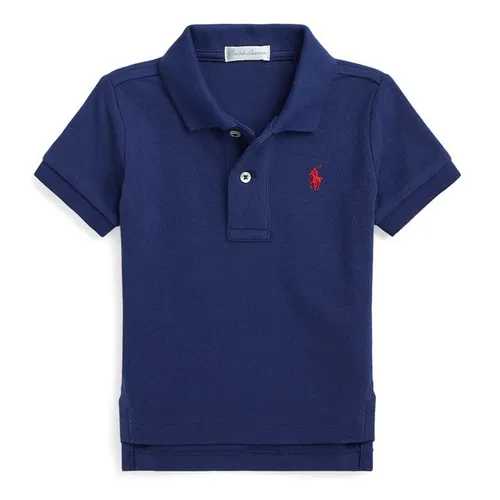 Ralph Lauren Baby Boys Custom Short Sleeve Polo Shirt - Blue