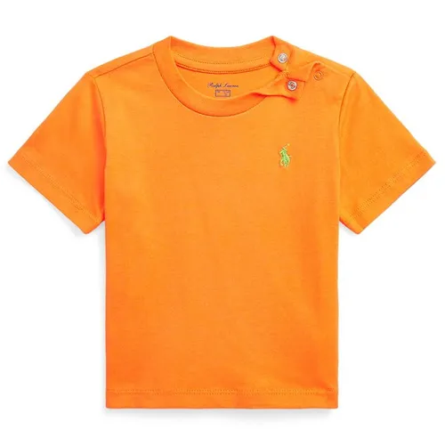 Ralph Lauren Baby Boys Short Sleeve T Shirt - Orange