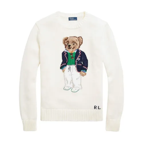 Ralph Lauren , Bear pullover ,Beige female, Sizes: