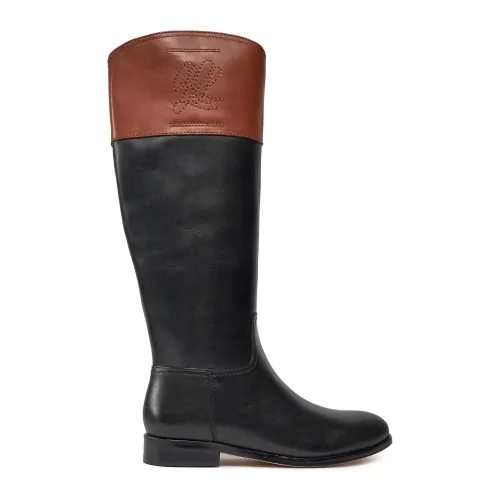Ralph Lauren , Black Boots - Justine Collection ,Black female, Sizes: