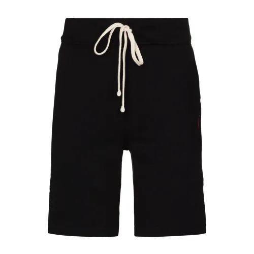 Ralph Lauren , Black Drawstring Shorts, Casual and Stylish ,Black male, Sizes: