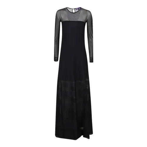 Ralph Lauren , Black Long Sleeve Dress ,Black female, Sizes: