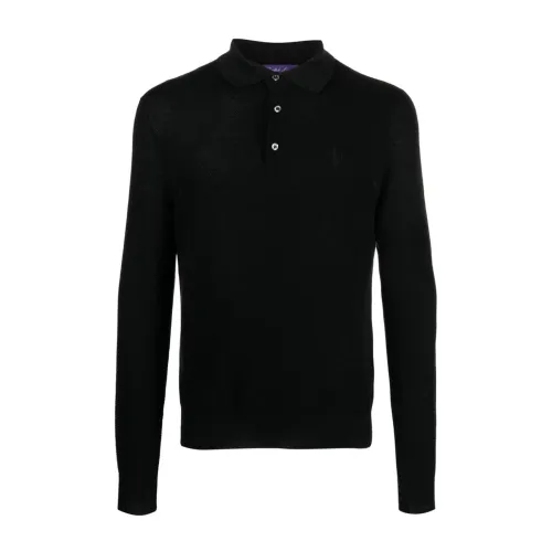 Ralph Lauren , Black Long Sleeve Hoodie Casual Pullover ,Black male, Sizes: