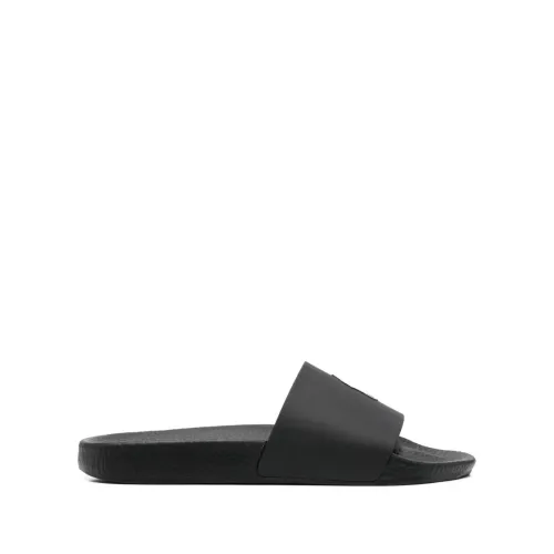 Ralph Lauren , Black Sandals by Lauren ,Black male, Sizes: