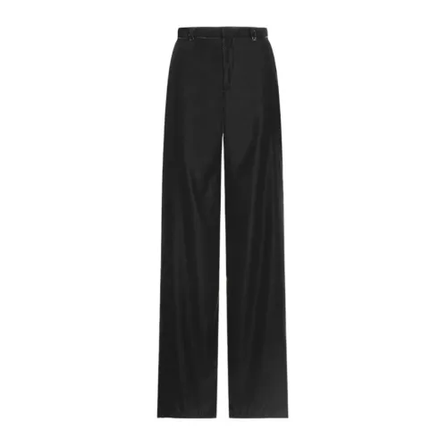 Ralph Lauren , Black Velvet Palazzo Pants ,Black female, Sizes: