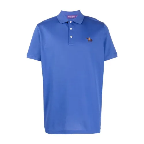 Ralph Lauren , Blue Casual Polo Shirt Men ,Blue male, Sizes: