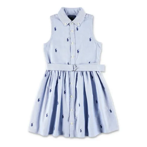 Ralph Lauren , Blue Oxford Shirtdress ,Blue female, Sizes: