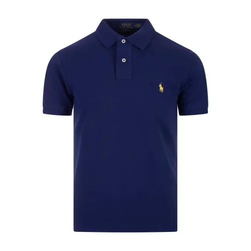 Ralph Lauren , Blue Polo Shirt American Style Icon ,Blue male, Sizes: