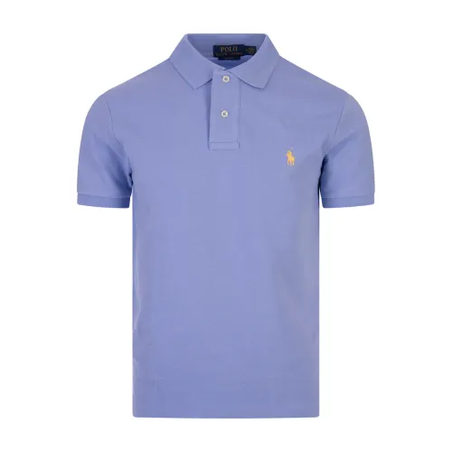 Ralph Lauren , Blue Slim Fit Polo Shirt ,Blue male, Sizes: