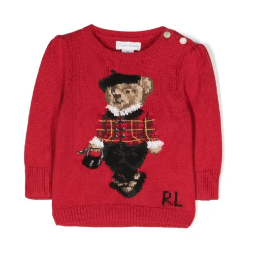 Ralph Lauren , Boy's Clothing Knitwear Red Noos ,Red male, Sizes: