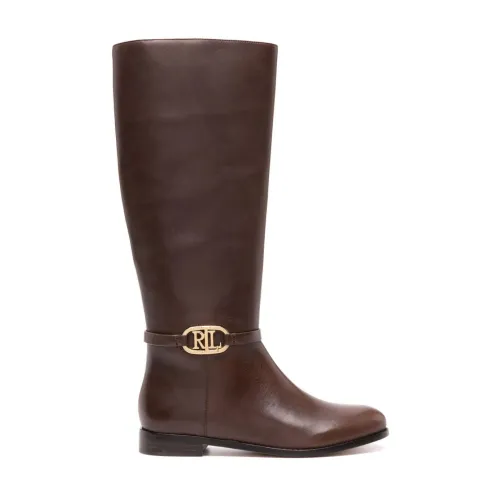 Ralph Lauren , Bridgette boots tall boot ,Brown female, Sizes:
