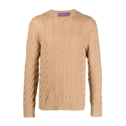 Ralph Lauren , Brown Long Sleeve Hoodie Casual Sweater ,Brown male, Sizes: