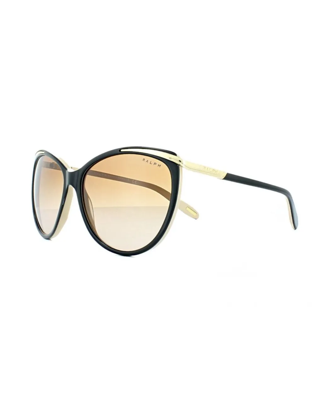 Ralph Lauren by Cat Eye Womens Dark Brown Orange Gradient Sunglasses - One
