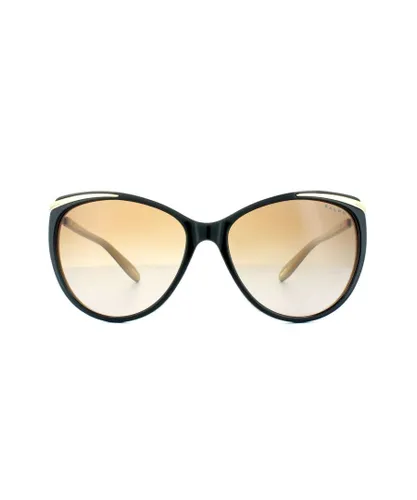 Ralph Lauren by Cat Eye Womens Dark Brown Orange Gradient Sunglasses - One