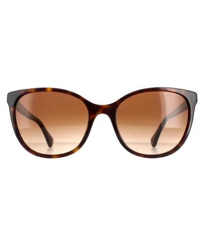 Ralph Lauren by Cat Eye Womens Havana Brown Gradient Sunglasses - One