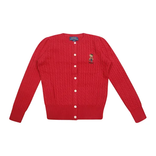 Ralph Lauren , Cardigan Bear - Stylish and Cute ,Red male, Sizes: