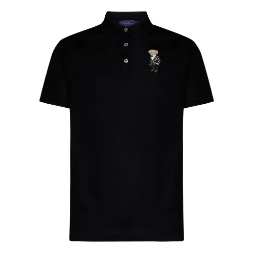 Ralph Lauren , Classic Black Polo Shirt ,Black male, Sizes: