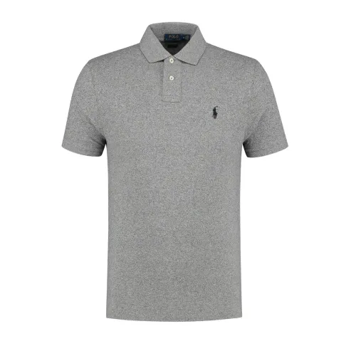 Ralph Lauren , Classic Polo Shirt ,Gray male, Sizes: