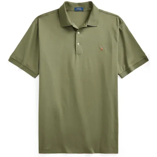 Ralph Lauren , Classic Pony Logo Polo Shirt ,Green male, Sizes: