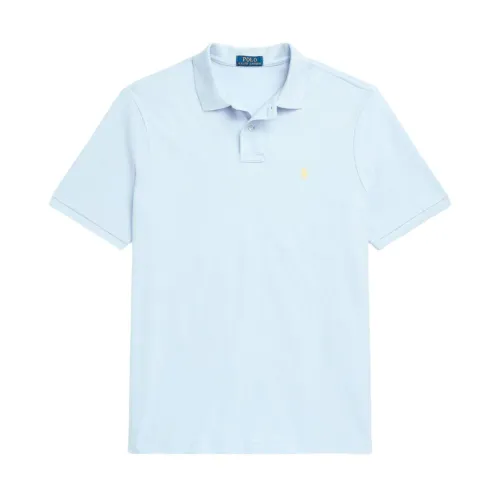 Ralph Lauren , Clear Blue Polo T-shirts and Polos ,Blue male, Sizes: