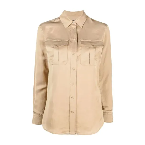 Ralph Lauren , Courtenay long sleeve shirt ,Beige female, Sizes: