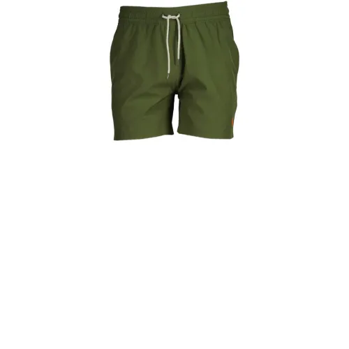Ralph Lauren , Dark Green Slim Fit Swim Shorts ,Green male, Sizes: