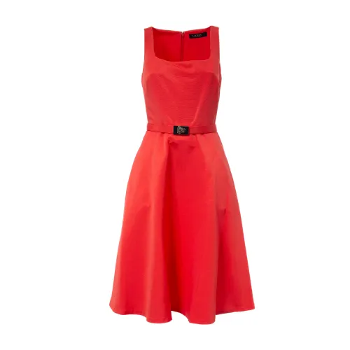 Ralph Lauren , Daytime Midi Dress ,Red female, Sizes: