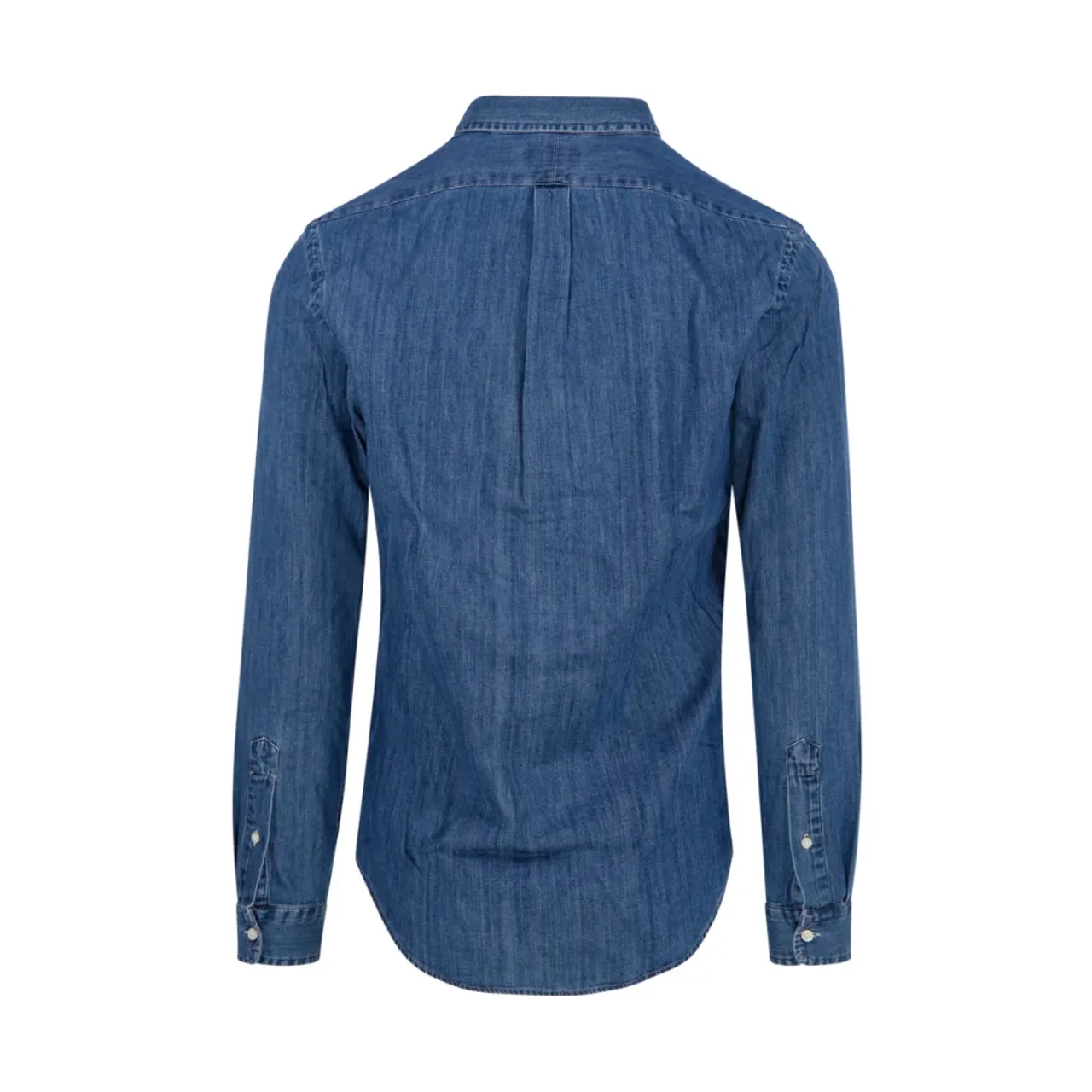 Ralph Lauren , Denim Long Sleeve Sport Shirt ,Blue male, Sizes: