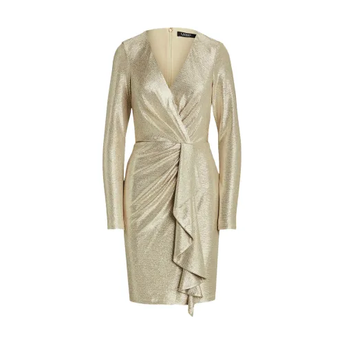 Ralph Lauren , Elegant Cocktail Dress ,Yellow female, Sizes: