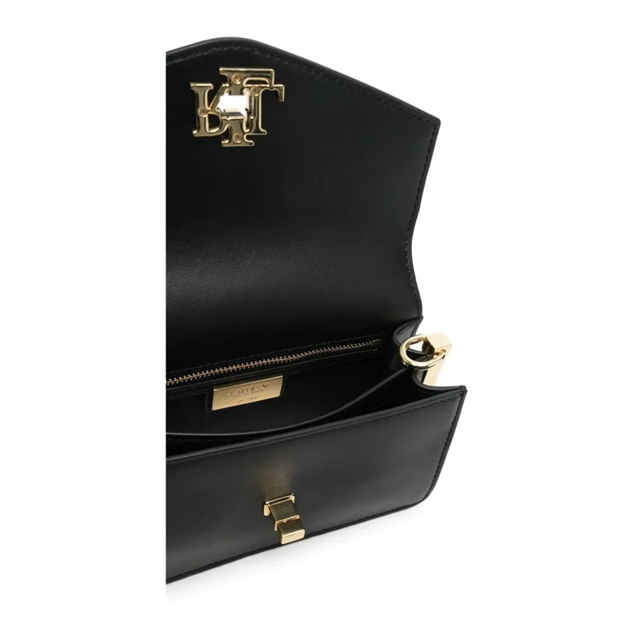 Ralph Lauren , Elegant Tayler Leather Crossbody Wallet Bag ,Black female, Sizes: ONE SIZE