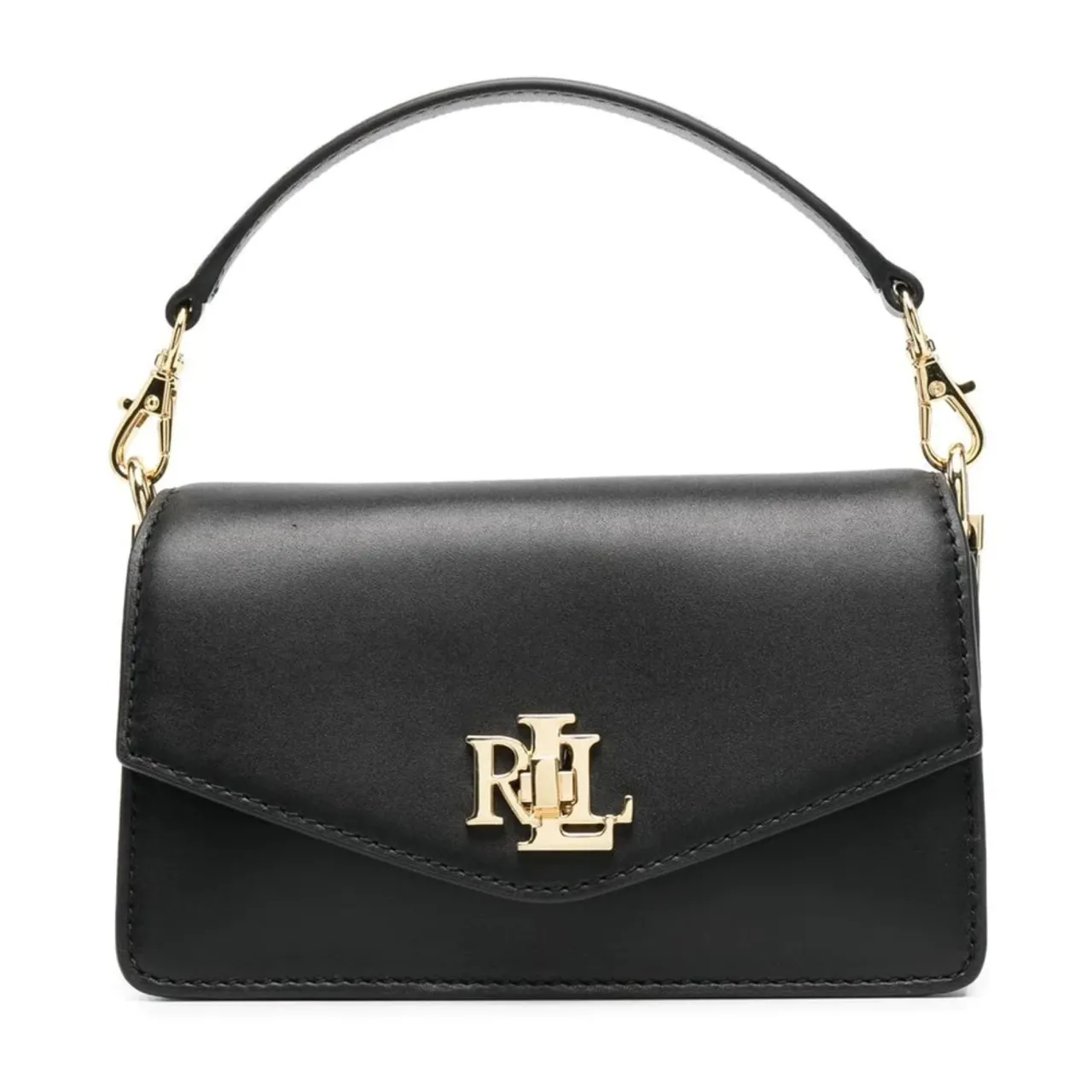 Ralph Lauren , Elegant Tayler Leather Crossbody Wallet Bag ,Black female, Sizes: ONE SIZE