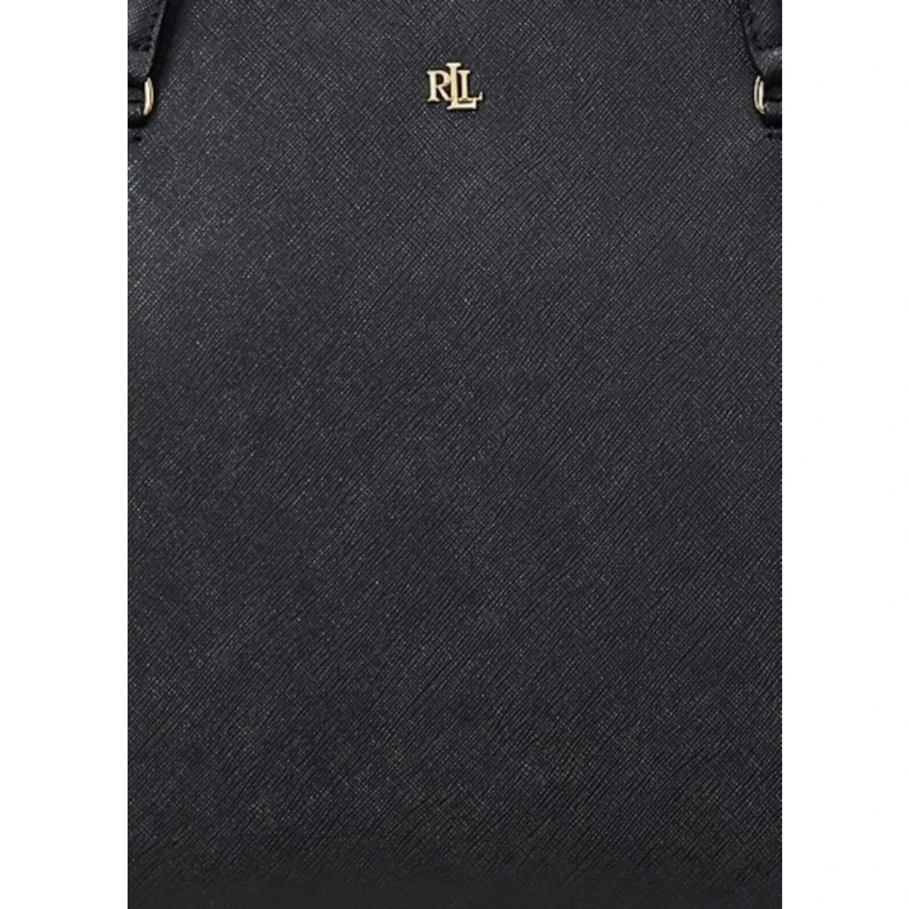 Ralph Lauren , Elegant Textured Leather Tote Bag ,Black female, Sizes: ONE SIZE