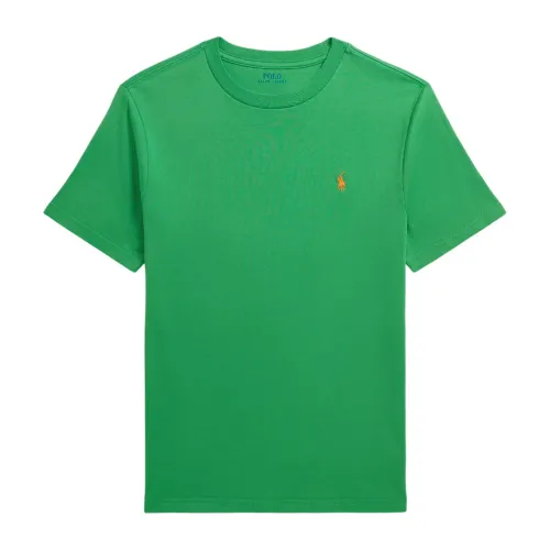 Ralph Lauren , Embroidered Pony Green T-shirts and Polos ,Green male, Sizes: