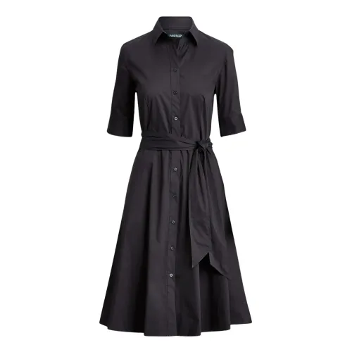 Ralph Lauren , Finnbarr Short Sleeve Casual Dress ,Black female, Sizes: