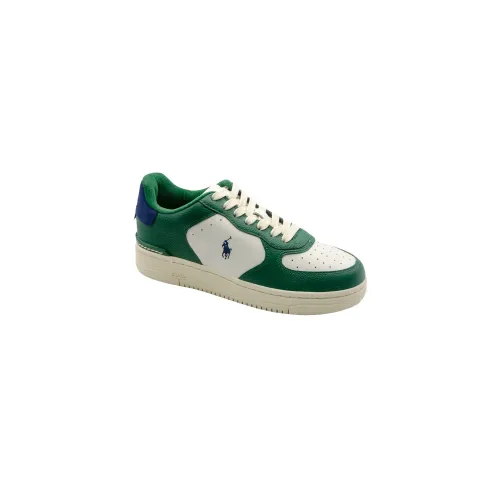 Ralph Lauren , Green Leather Polo Shoes Masters ,Green male, Sizes: