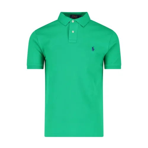 Ralph Lauren , Green Polo Ralph Lauren T-shirts and Polo Shirt ,Green male, Sizes: