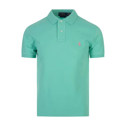 Ralph Lauren , Green Polo Shirt American Style ,Green male, Sizes: