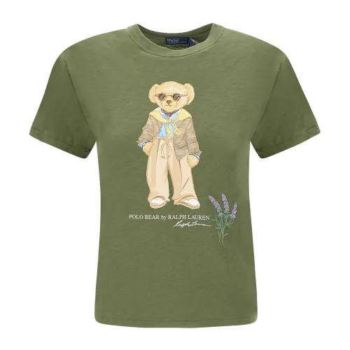 Ralph Lauren , Green Polo T-shirts for Women ,Green female, Sizes: