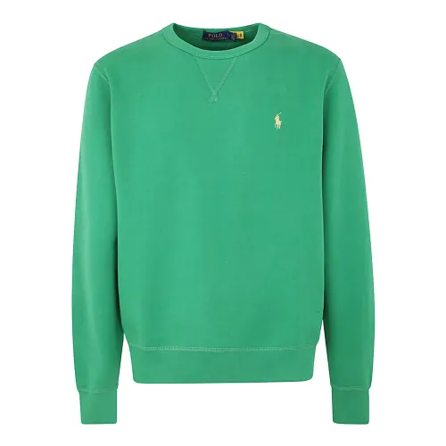 Ralph Lauren , Green Sweatshirt - Regular Fit - Cold Weather - 60% Cotton - 40% Polyester ,Green male, Sizes: