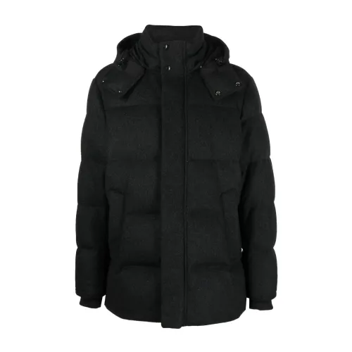 Ralph Lauren , Grey Down Jacket Casual Style ,Black male, Sizes:
