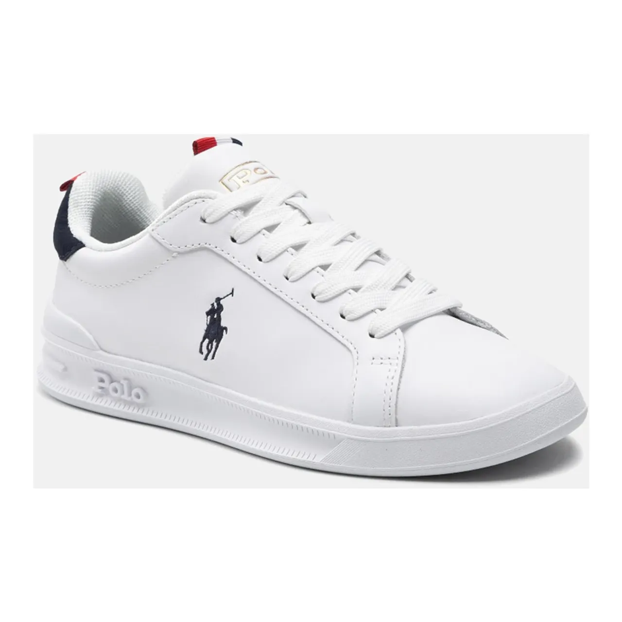 Ralph Lauren , Heritage Court II Tricolor Sneakers ,White male, Sizes: