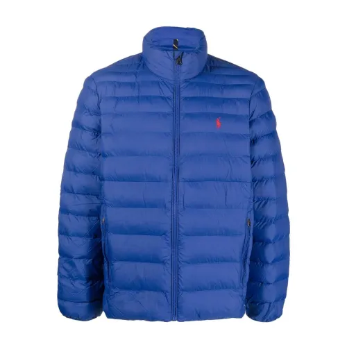 Ralph Lauren , Heritage Royal Puffer Jacket ,Blue male, Sizes: