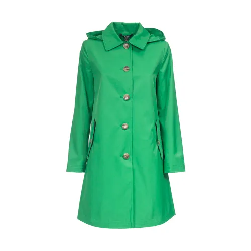 Ralph Lauren , Hooded Trench Coat ,Green female, Sizes: