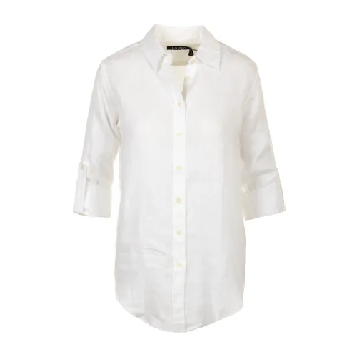 Ralph Lauren , Karrie Long Sleeve White Shirt ,White female, Sizes: