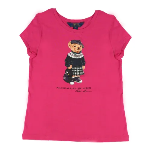 Ralph Lauren , Kids T-Shirt ,Pink female, Sizes: