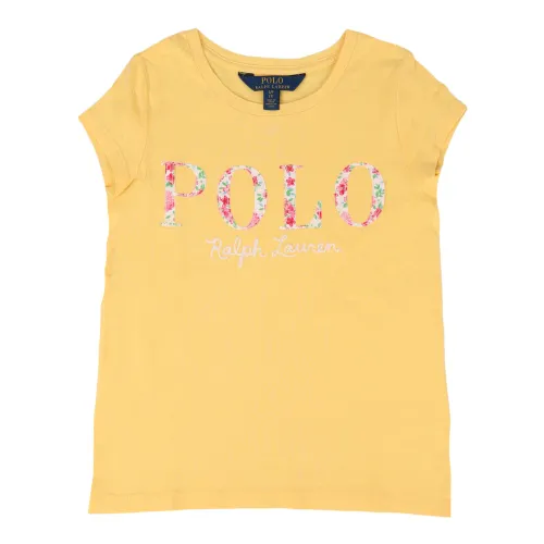 Ralph Lauren , Kids T-Shirt ,Yellow female, Sizes: