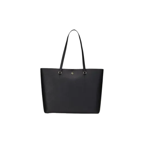 Ralph Lauren , Leather Karly Tote Bag ,Black female, Sizes: ONE SIZE