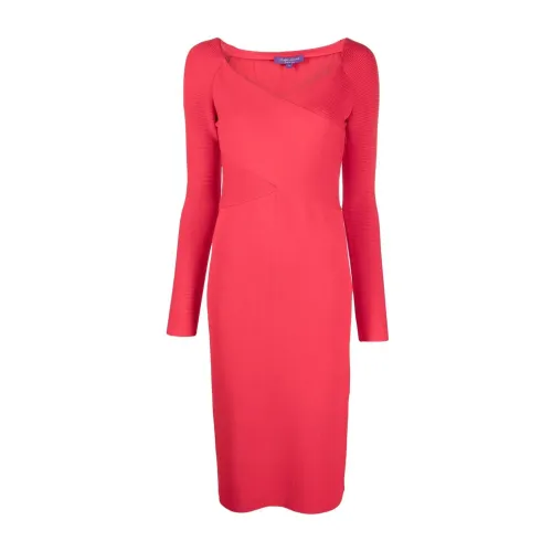 Ralph Lauren , Leeve-Cocktail Dress ,Red female, Sizes: